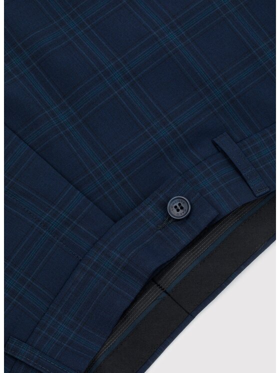 Pako Lorente Pako Lorente Spodnie garniturowe P23SP-6G-009 Granatowy Super Slim Fit