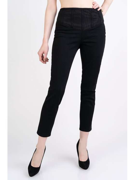 PINKO Pinko Spodnie materiałowe GALASSIA Czarny Slim Fit
