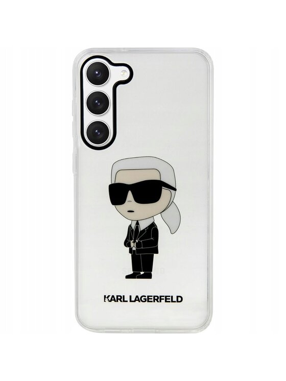 KARL LAGERFELD KARL LAGERFELD Etui na telefon Ikonik Karl Przezroczysty