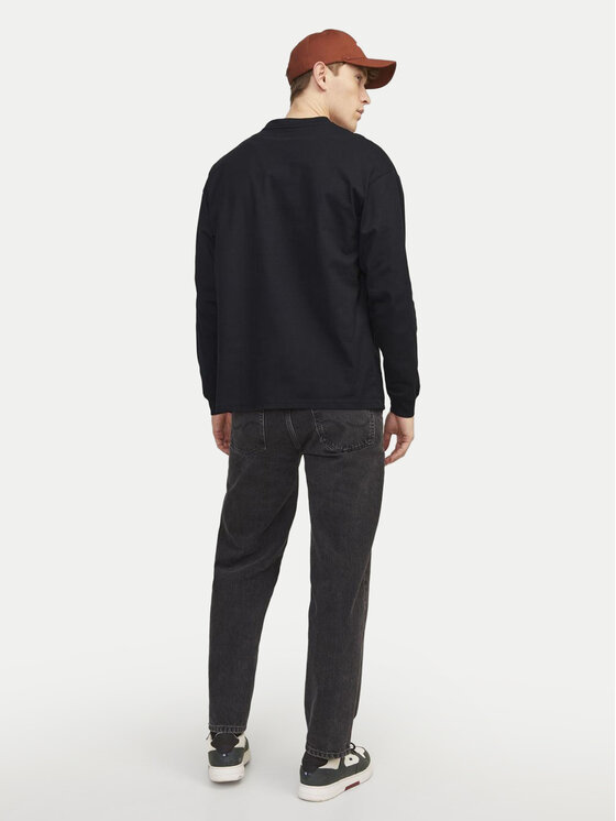Jack&Jones Jack&Jones Longsleeve Vesterbro 12251775 Μαύρο Loose Fit