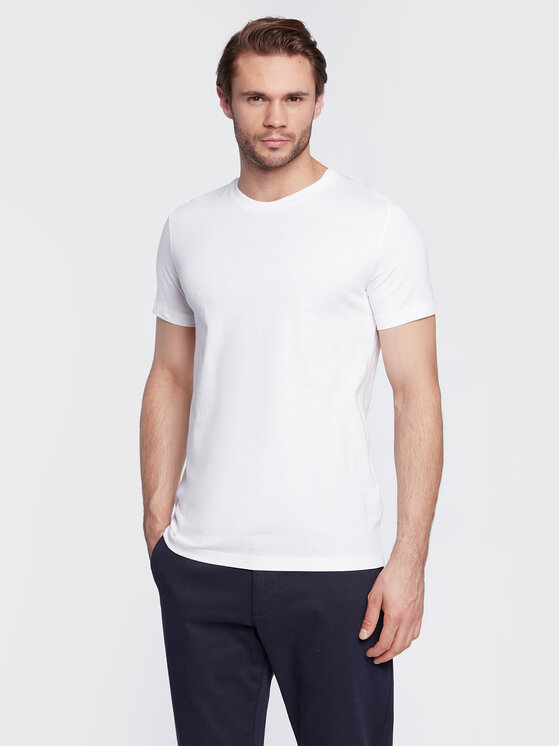 s.Oliver s.Oliver Set t-shirt majica﻿ 2125230 Bijela Slim Fit