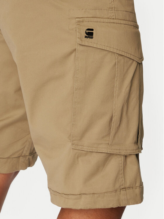 G-STAR G-Star Raw Szorty materiałowe Rovic D08566-5126-239 Beżowy Relaxed Fit