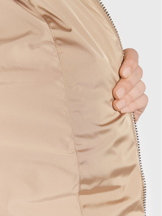 Tommy Hilfiger Tommy Hilfiger Daunenjacke Sateen WW0WW35933 Beige Relaxed Fit