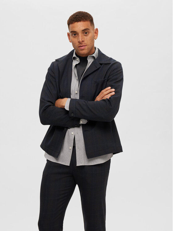 Selected Homme Selected Homme Golf 16090148 Szary Regular Fit