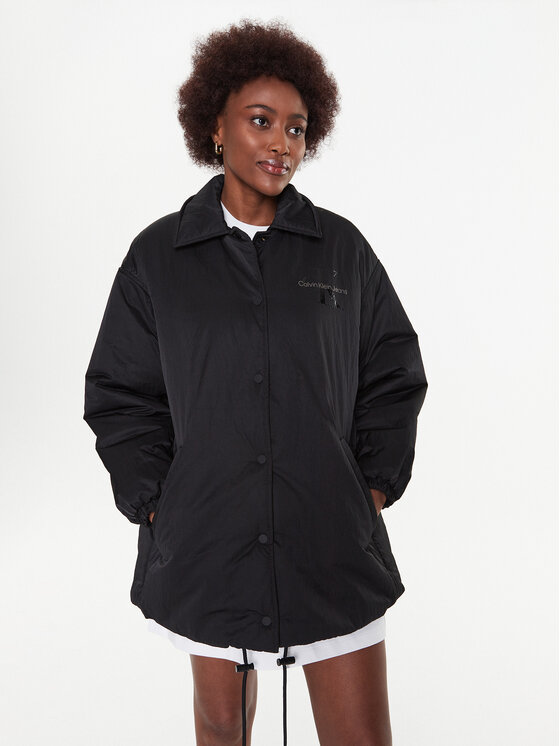 Calvin Klein Jeans Calvin Klein Jeans Demisezoninė striukė J20J220333 Juoda Oversize