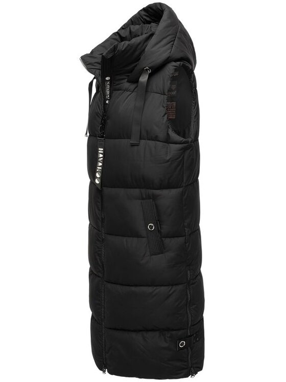 Navahoo Navahoo Bezrękawnik Schnuffelchen Czarny Casual Fit