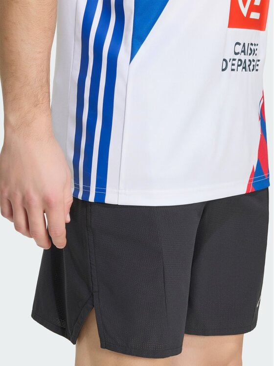 adidas adidas Koszulka techniczna FFHB Biały Slim Fit