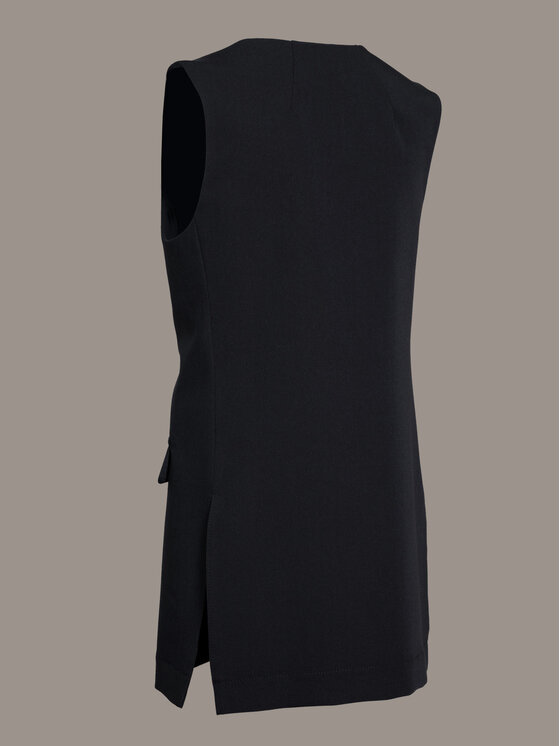 SLY SLY Kamizelka 4S-501A Czarny Comfortable Fit