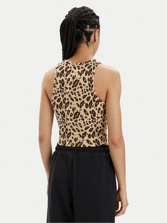adidas adidas Top Essentials Animal-Print IR9310 Beež Slim Fit