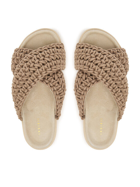 Inuikii Inuikii Klapki Woven 1004.003.0062 Beżowy