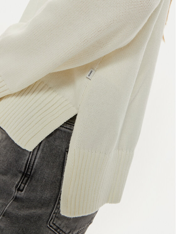 Guess Jeans Guess Jeans Пуловер W4BR12 Z3HM1 Бежов Regular Fit