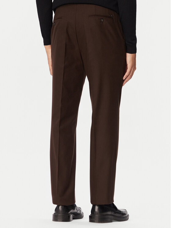 BOSS BOSS Chino-püksid H-Perino 50572014 Tumepruun Tapered Fit