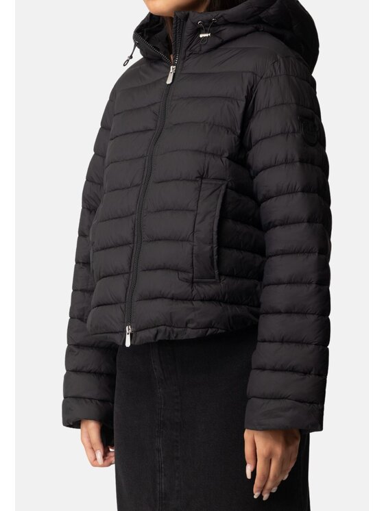 PINKO Pinko Giubbotto piumino IDROVOLANTE IMBOTTITO TELA OPACA TRAPUNTATA Nero Regular Fit