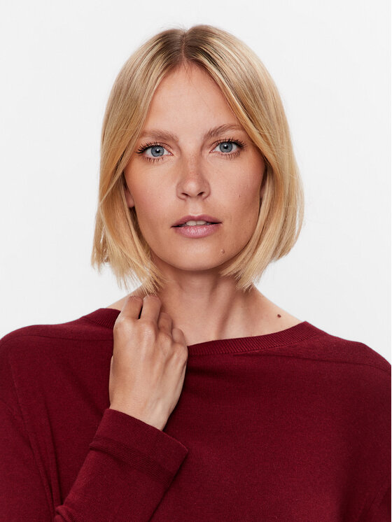 Max Mara Leisure Max Mara Leisure Светр Amadeus 23336601 Бордовий Regular Fit