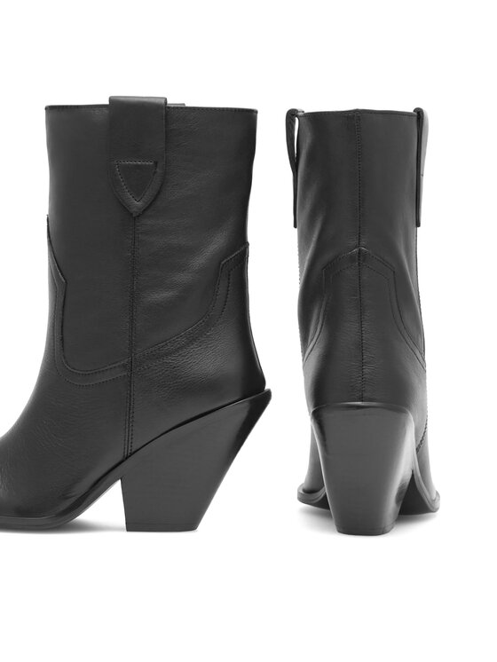 Badura Badura Cizme și botine cowboy AMADORA-110436 Negru
