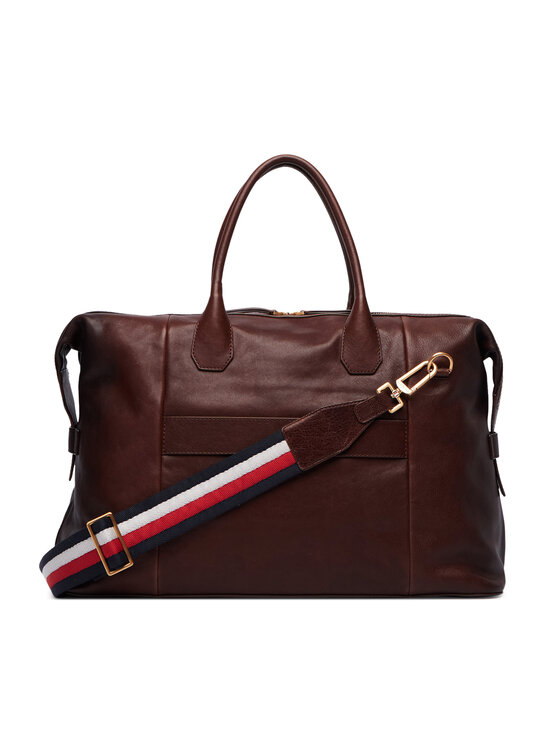 Tommy Hilfiger Tommy Hilfiger Wochenendtasche Th Casual Leather Duffle AM0AM14745 Braun