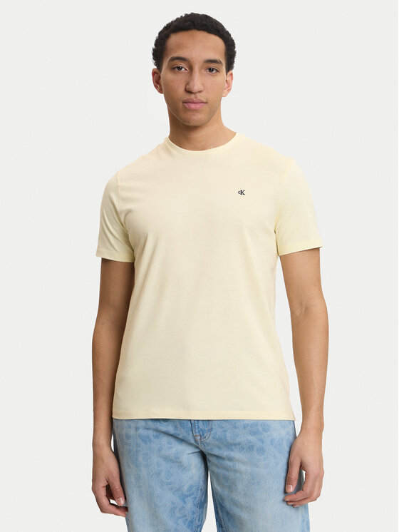 Calvin Klein Jeans Calvin Klein Jeans Tričko Classic Monogram LV04RD254G Écru Regular Fit