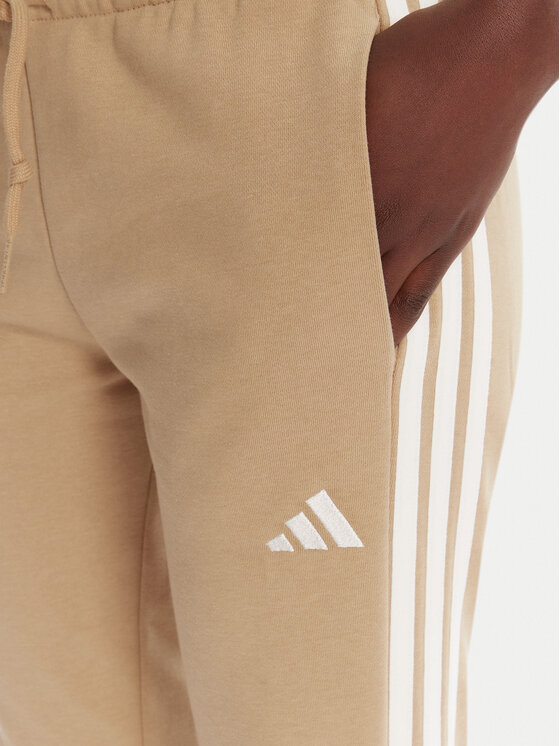 adidas adidas Donji dio trenerke Essentials 3-Stripes JX7661 Bež Regular Fit