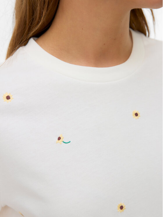 Vero Moda Vero Moda T-shirt Sola 10341979 Bijela Regular Fit