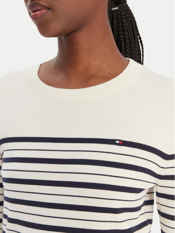 Tommy Hilfiger Tommy Hilfiger Pulover WW0WW44984 Bež Regular Fit