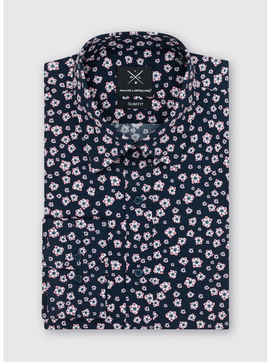 Pako Lorente Pako Lorente Koszula P22WF-1X-026 Granatowy Slim Fit