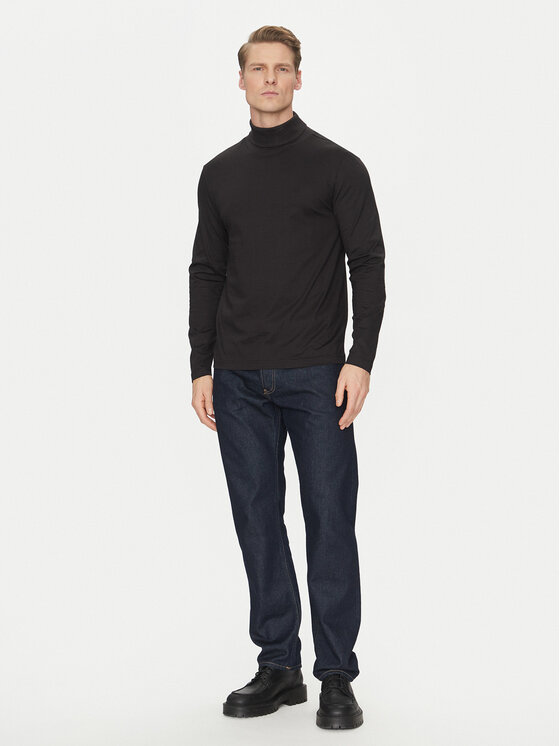 Calvin Klein Calvin Klein Rollkragenpullover K10K111858 Schwarz Regular Fit