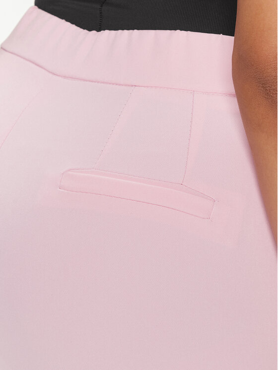 Kontatto Kontatto Spodnie materiałowe CO901 Różowy Slim Fit
