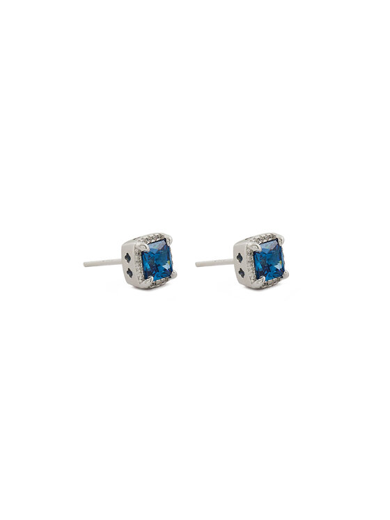 ICED STUFF ICED STUFF Orecchini Blue Princess Oro bianco