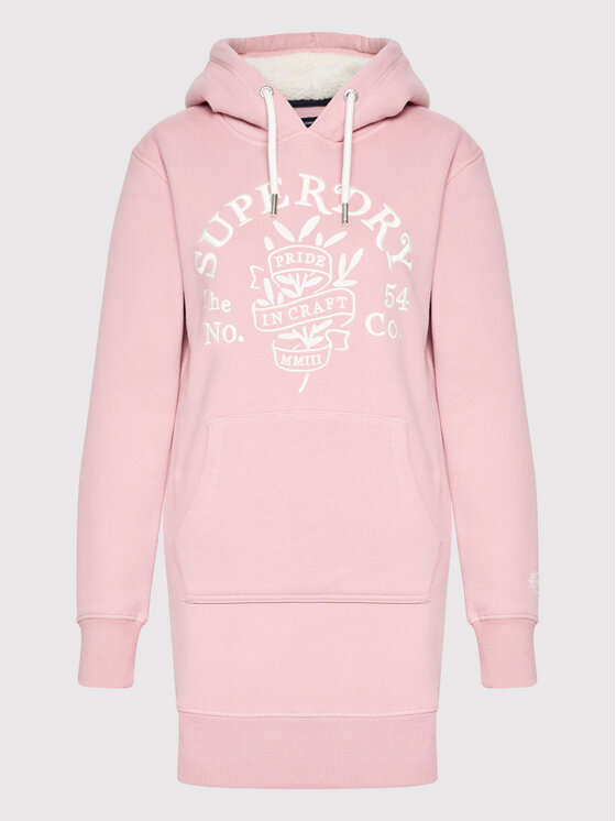 Superdry Superdry Strickkleid Pride In Craft W8011082A Rosa Regular Fit
