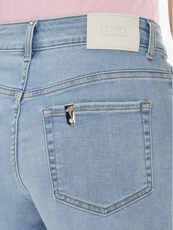 Liu Jo Liu Jo Szorty jeansowe UA4176 D4615 Niebieski Slim Fit