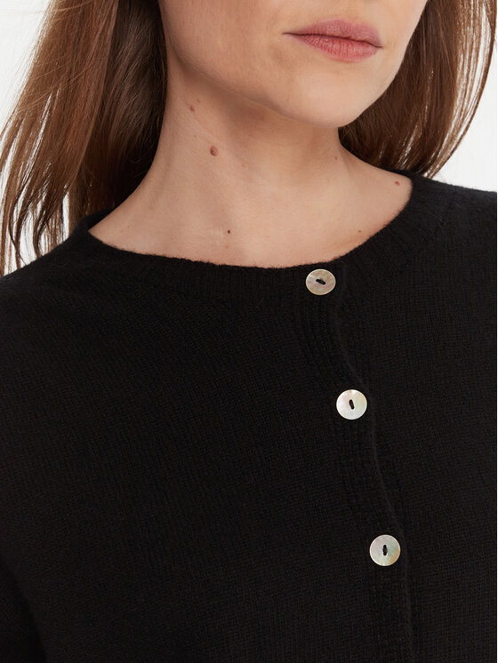 Kontatto Kontatto Cardigan 3M0978C Negru Relaxed Fit