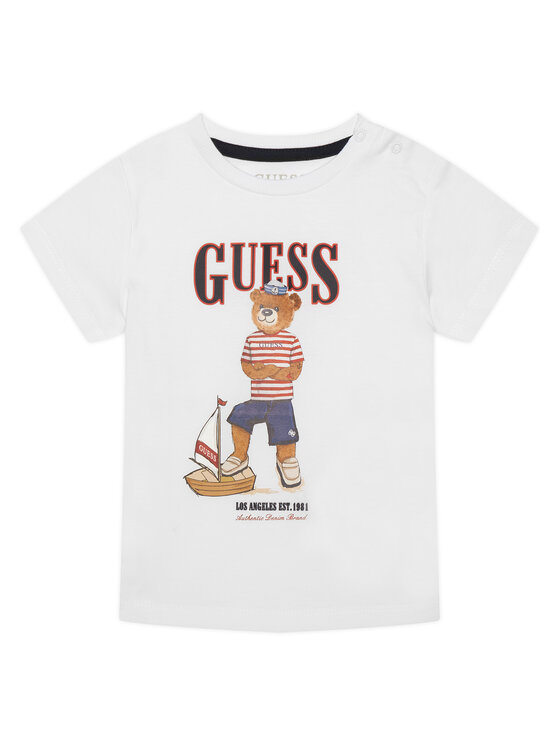 Guess Tricou N6GI04 K8HM4 Alb Regular Fit