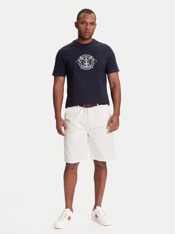 Guess Guess T-krekls M5YI62 K8FQ4 Tumši zils Regular Fit