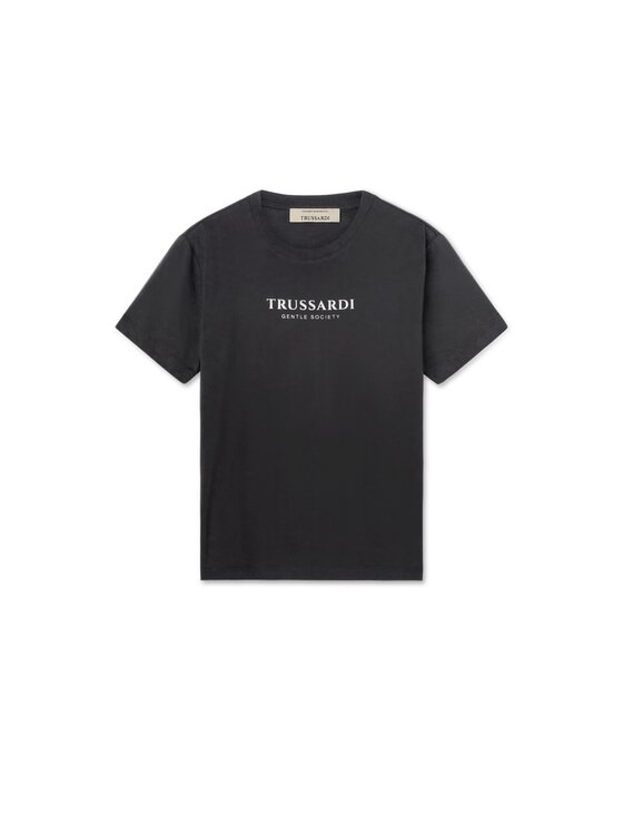 Trussardi Trussardi T-Shirt G0088000205N033 Czarny Regular Fit