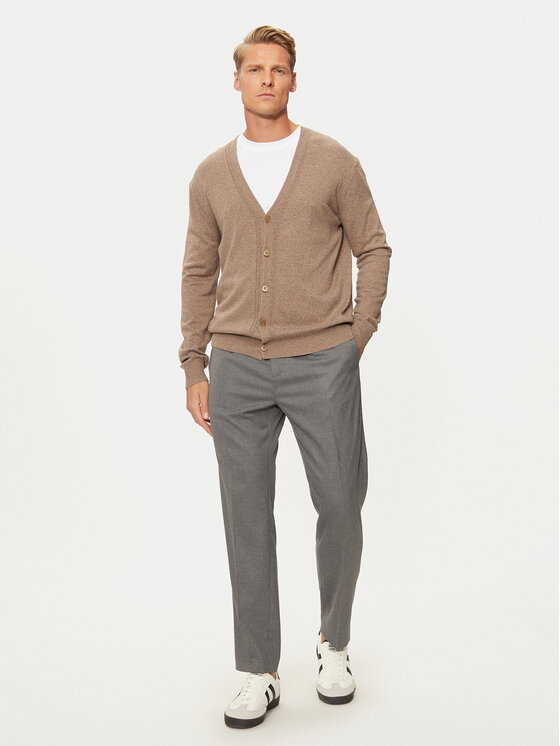 Sisley Sisley Ζακέτα 1041S600M Μπεζ Regular Fit