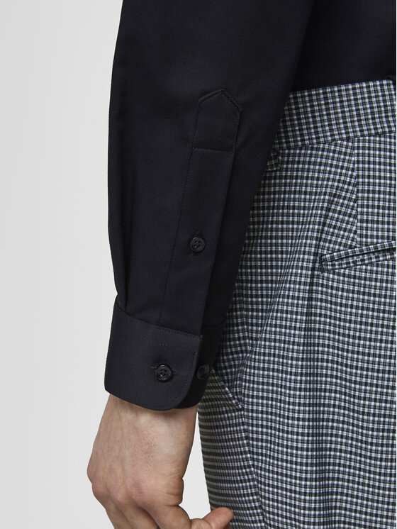 Jack&Jones Jack&Jones Krekls Parma 12097662 Melns Super Slim Fit