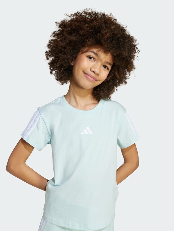 adidas adidas T-Shirt 142921 Turkusowy Regular Fit