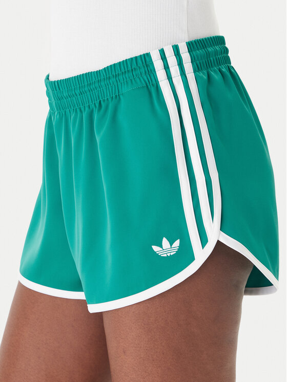 adidas adidas Спортивні шорти 3-Stripes Sprinter KD3717 Зелений Regular Fit