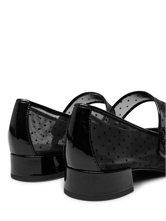 Tory Burch Tory Burch Μπαλαρίνες Cap-Toe Mary Jane 162496 Μαύρο