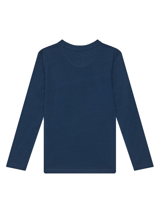 Guess Guess Blúzka N5BI04I3Z14 Tmavomodrá Regular Fit