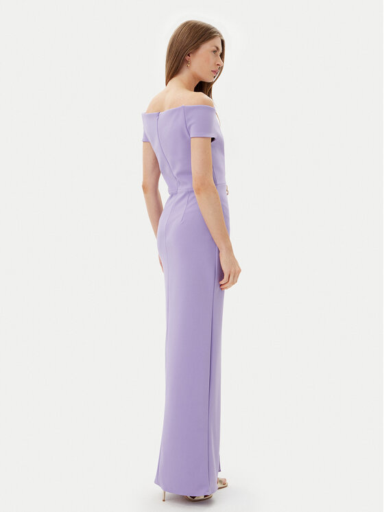 Rinascimento Rinascimento Večernja haljina CFC0123610003 Ljubičasta Regular Fit