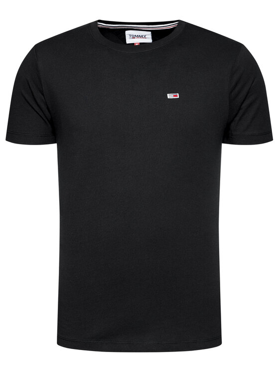 Tommy Jeans Tommy Jeans T-shirt Tjm Classic DM0DM09598 Crna Regular Fit