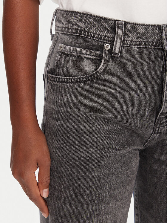 Roxy Roxy Jeansy Milla ERJDP03312 Szary Wide Leg