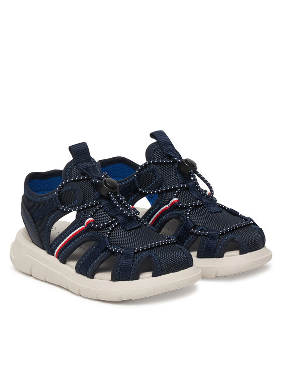 Tommy Hilfiger Tommy Hilfiger Sandály T1B2-34385-1591 Tmavomodrá