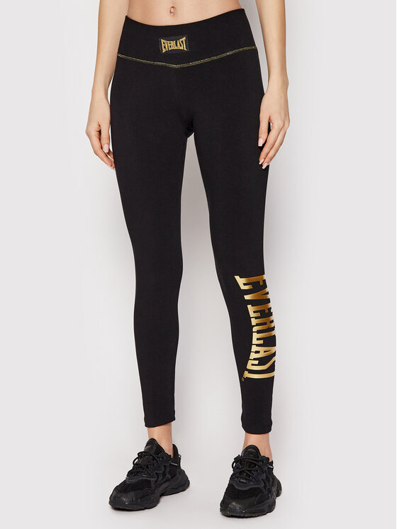 Everlast Everlast Colanți 848520-50 Negru Slim Fit