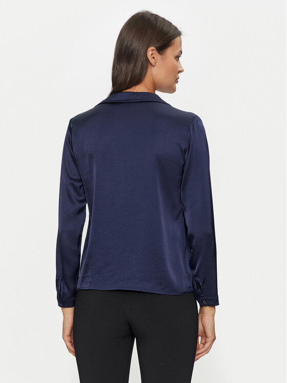 ViCOLO ViCOLO Bluzka TS0198 Granatowy Regular Fit