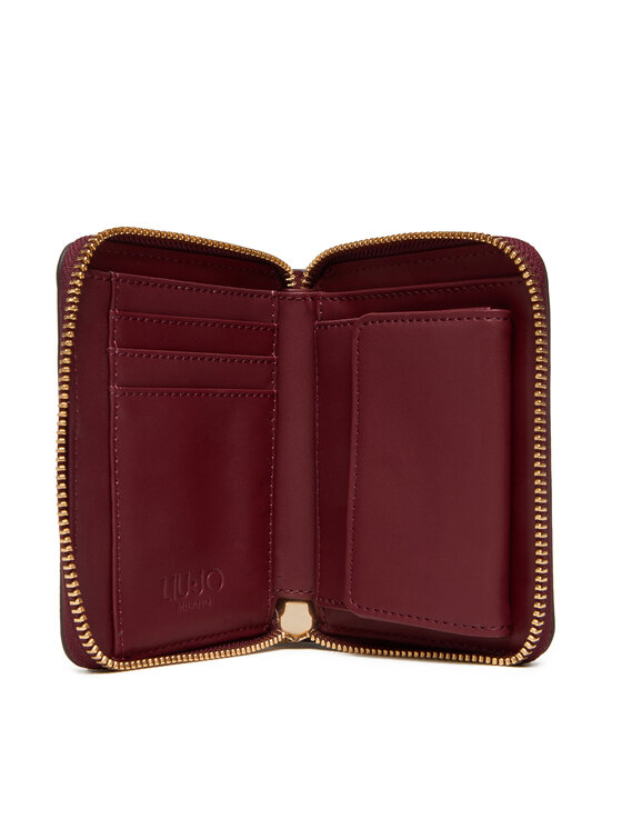 Liu Jo Liu Jo Große Damen Geldbörse Ecs M Zip Around AF5156 E0058 Dunkelrot