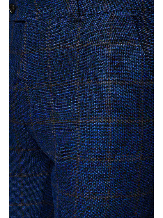 Lancerto Lancerto Spodnie materiałowe Liam SP073122000001 Granatowy Regular Fit