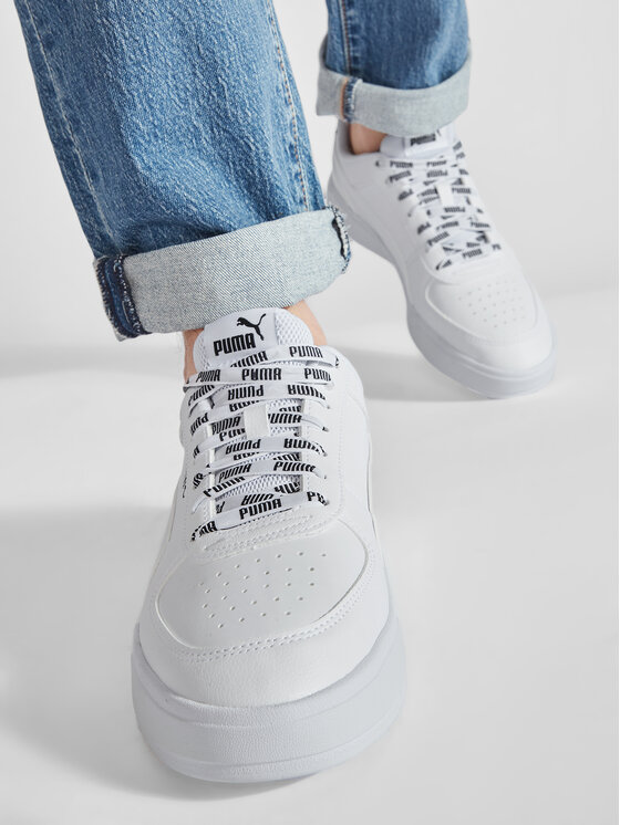 Puma Puma Αθλητικά Caven Logomania 383857 01 Λευκό