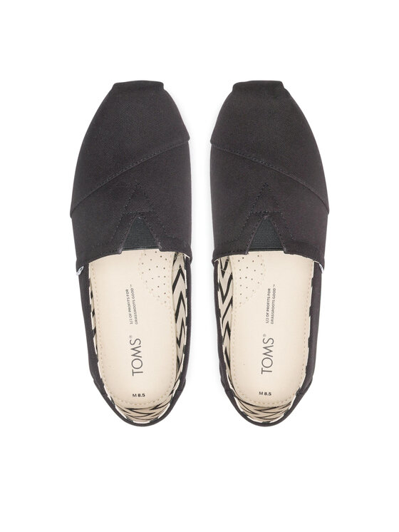 Toms Toms Туфлі Alpargata 10017670 Чорний